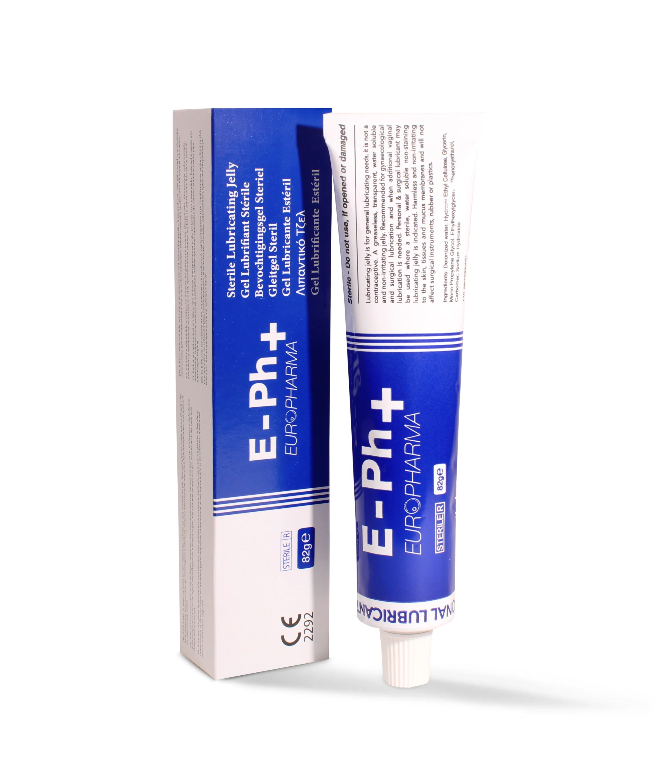 Europharma E-Ph+ Steriel Glijmiddel  (Tube 82g.)